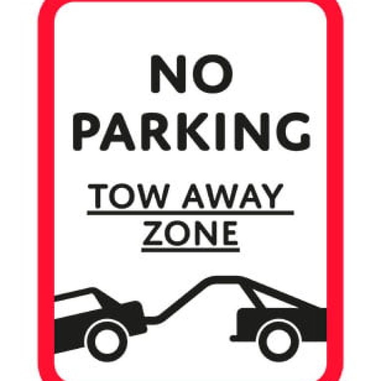 No-parking-tow-away-zone